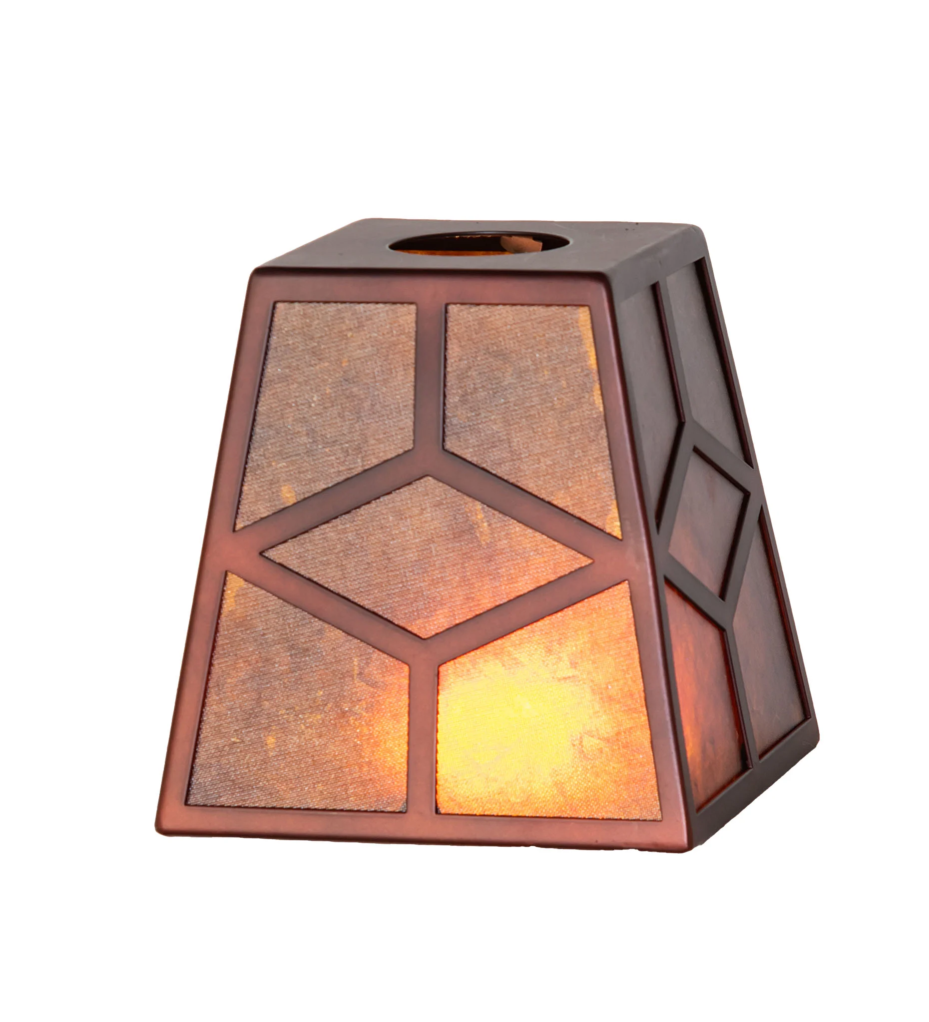 5" Square Diamond Craftsman Shade