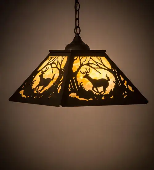 The Meyda Tiffany - Deer At Dawn by Meyda Lighting - Image 1