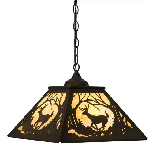 The Meyda Tiffany - Deer At Dawn by Meyda Lighting - Image 2