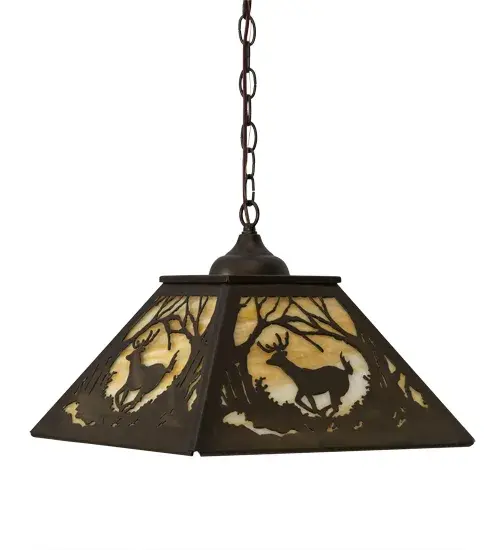 The Meyda Tiffany - Deer At Dawn by Meyda Lighting - Image 3