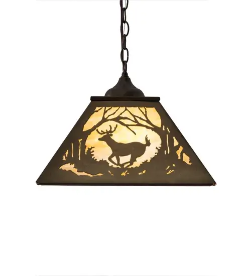 The Meyda Tiffany - Deer At Dawn by Meyda Lighting - Image 5
