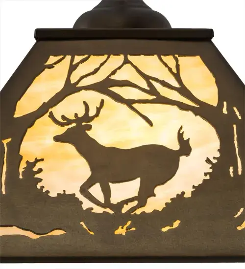 The Meyda Tiffany - Deer At Dawn by Meyda Lighting - Image 8