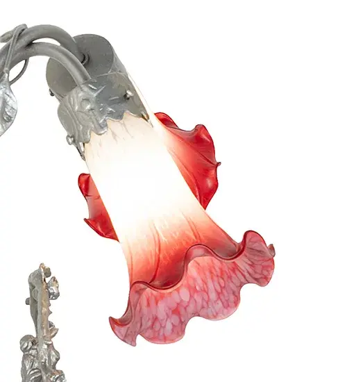 The Pink/White Tiffany Pond Lily by Meyda Lighting - Image 6