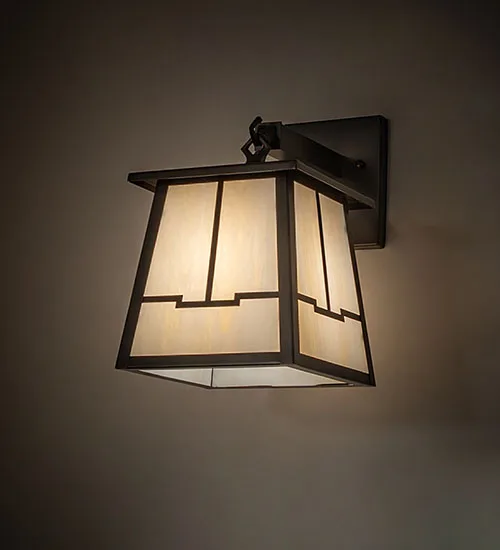 7" Wide Bungalow Valley View Wall Sconce