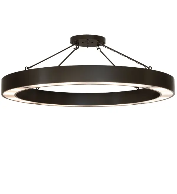 Blending an elegant style with a classic; distinguished look; the Loxley ceiling fixture is custom-crafted with a Whitestone Idalight diffuser complemented with Rail Bronze-finished hardware. This luxurious custom fixture is ideal for illuminating dining spaces; entryways; and other residential; hospitality; and commercial spaces. The Loxley Escabroso Semi-Flushmount is featured in our American-made; American-designed; handcrafted Transitional Lighting Collection. This fixture is manufactured in Yorkville; New York. UL and cUL are listed for dry and damp locations.