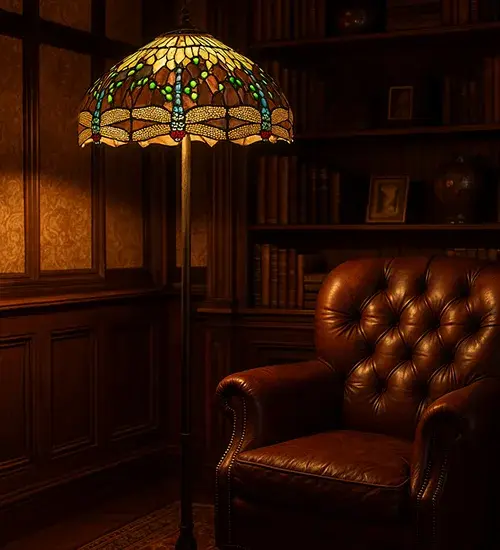The Tiffany Hanginghead Dragonfly by Meyda Lighting - Image 7