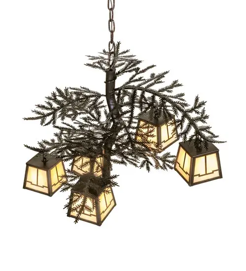The Meyda Tiffany - Pine Branch by Meyda Lighting - Image 4
