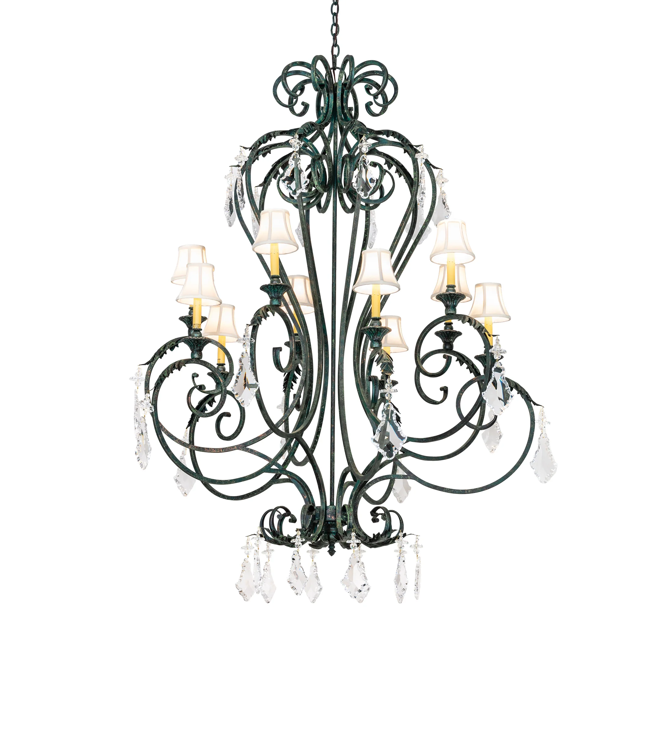 52" Wide Josephine 10 Light Chandelier
