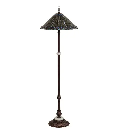 The Tiffany Jeweled Peacock by Meyda Lighting - Image 3