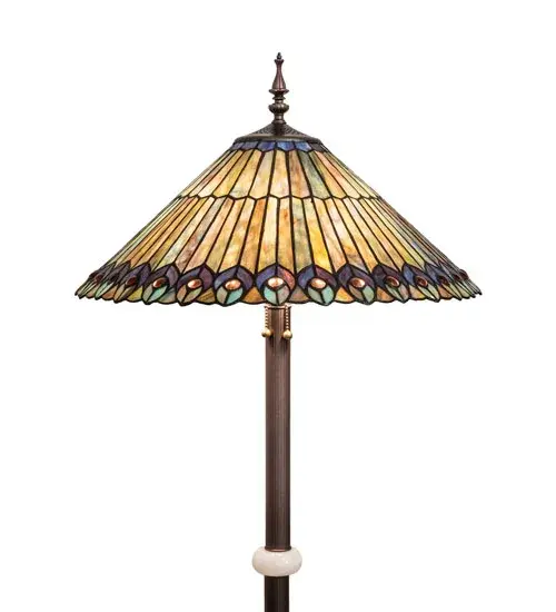 The Tiffany Jeweled Peacock by Meyda Lighting - Image 7