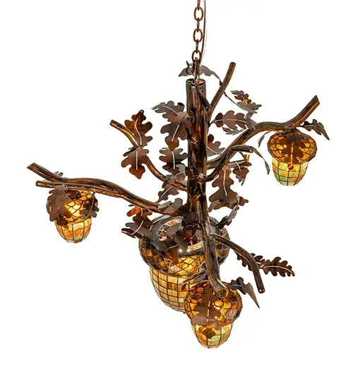 The Meyda Tiffany - Acorn Branch by Meyda Lighting - Image 4