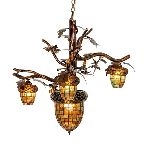 The Meyda Tiffany - Acorn Branch by Meyda Lighting - Image 5