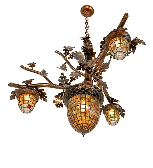 The Meyda Tiffany - Acorn Branch by Meyda Lighting - Image 6