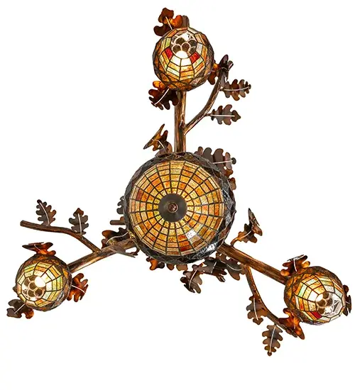 The Meyda Tiffany - Acorn Branch by Meyda Lighting - Image 7
