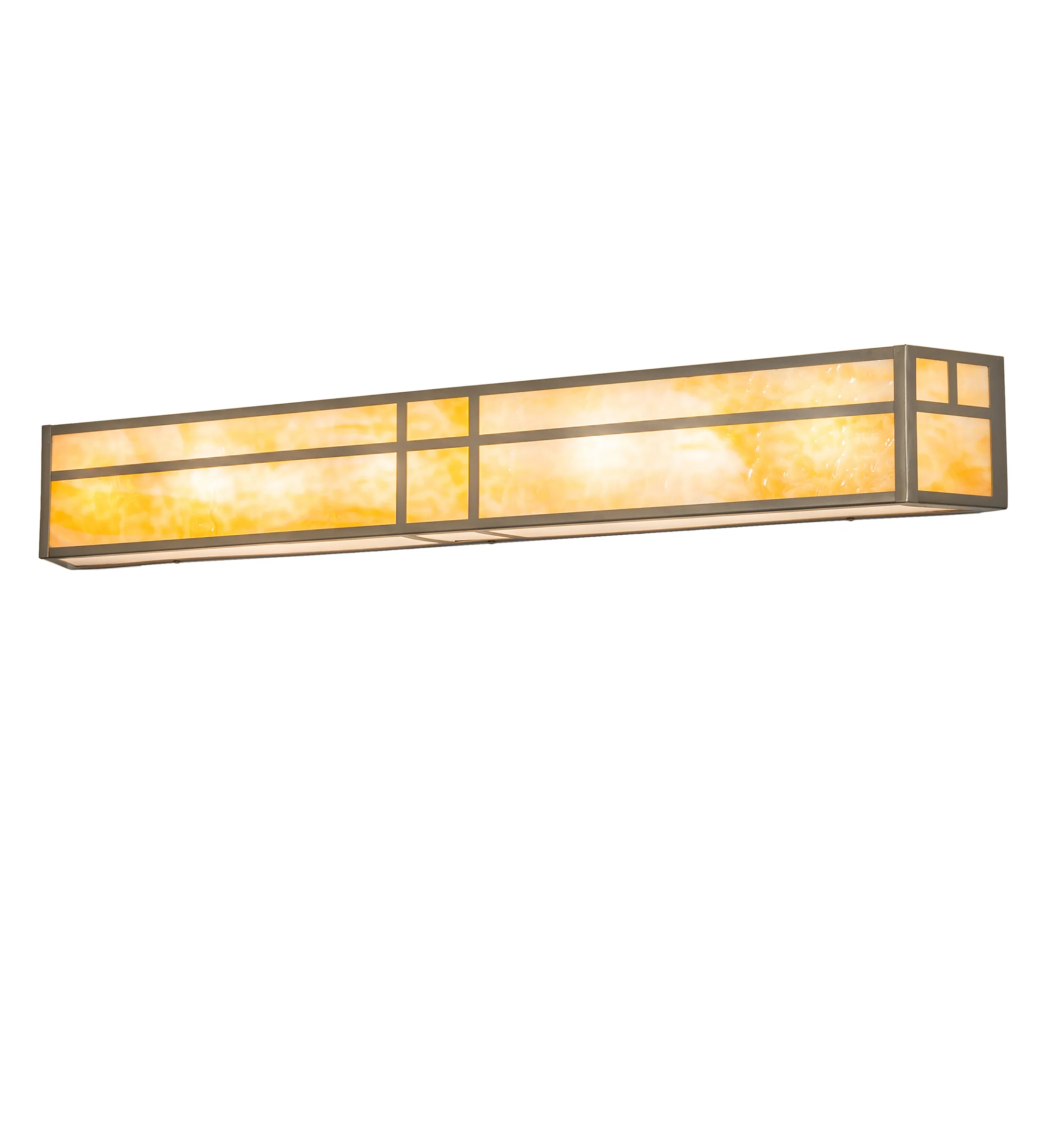 Hyde Park Eight Light Vanity in Champagne