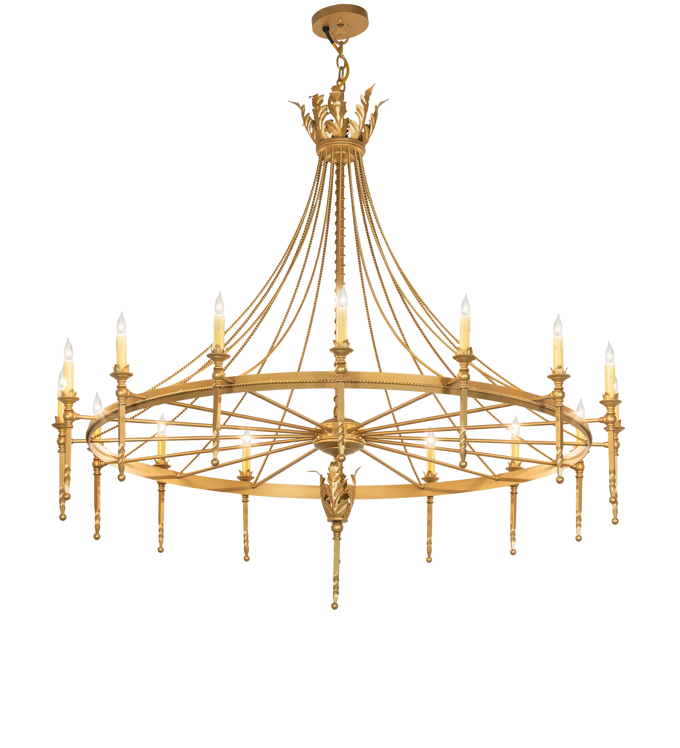 Amaury 16 Light Chandelier in Goldtastic