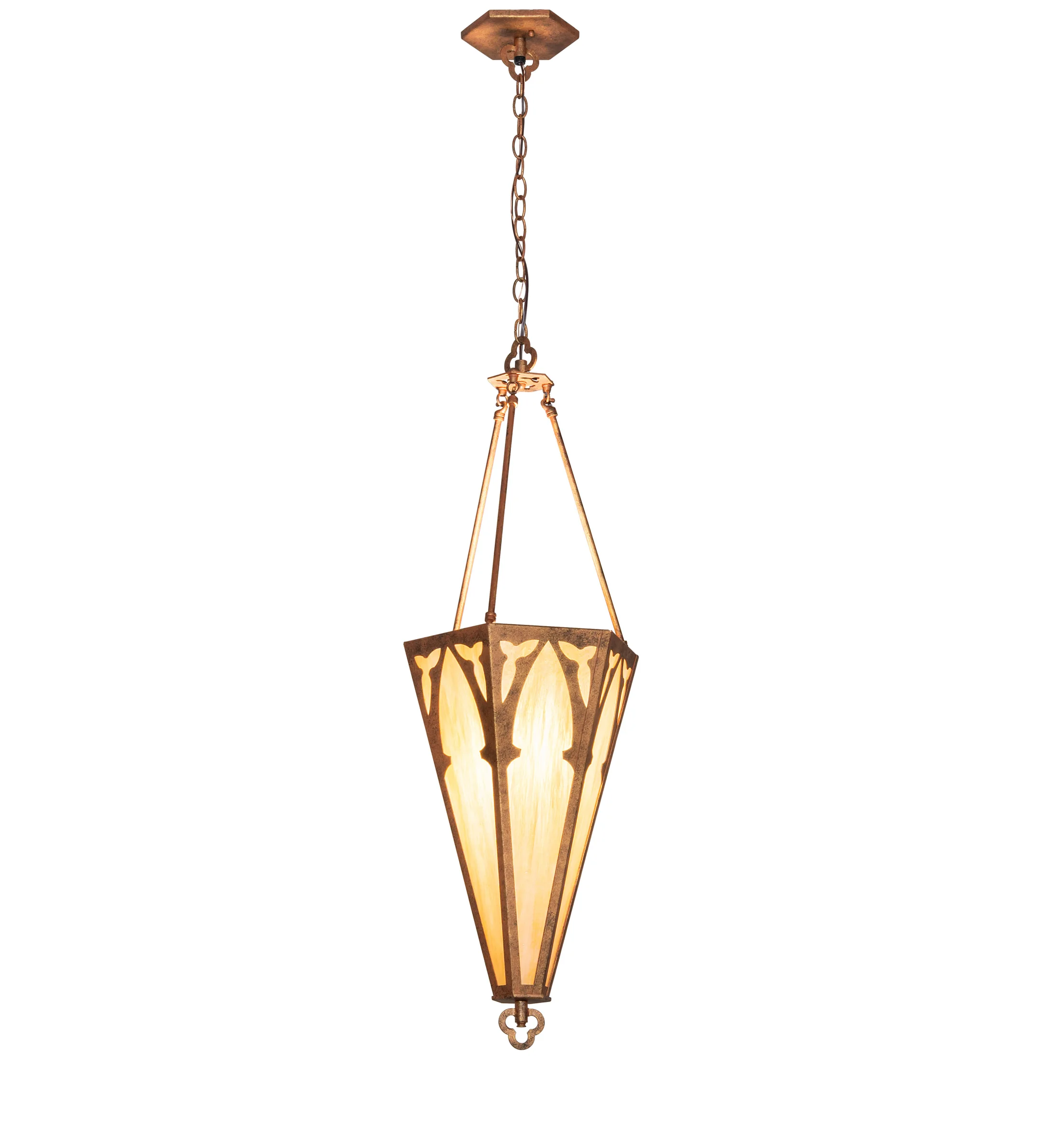 Church One Light Pendant in Autumn Leaf