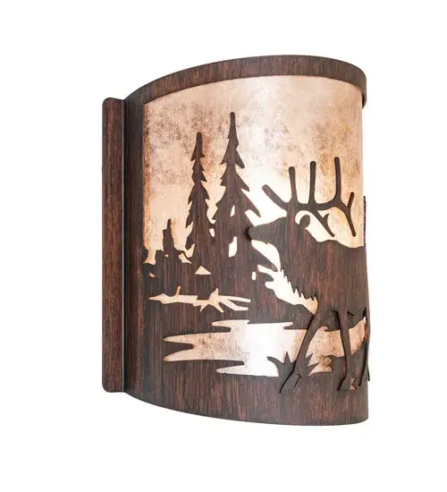 The Elk at Lake by Meyda Lighting - Image 8