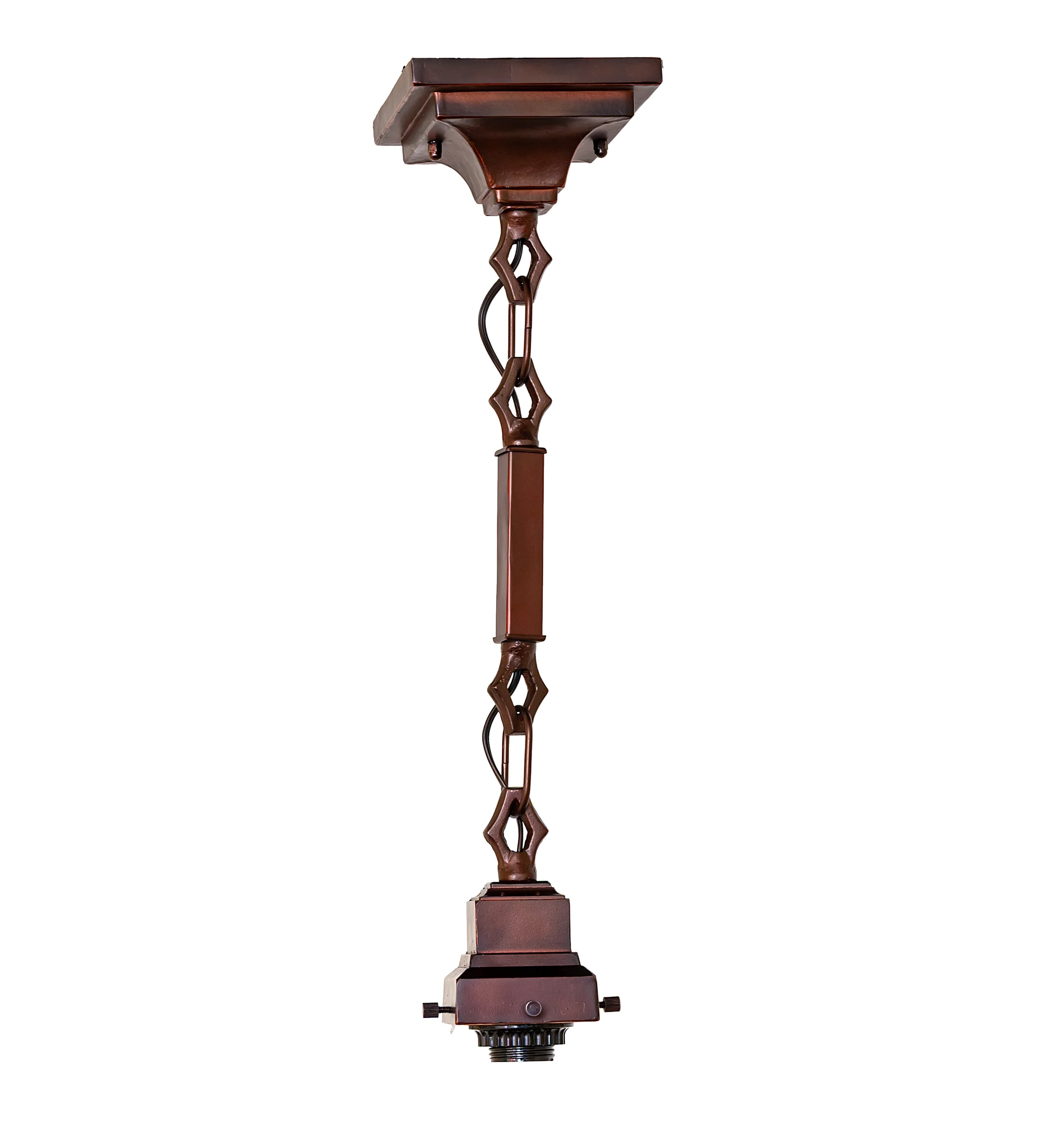 Bungalow One Light Pendant Hardware in Mahogany Bronze