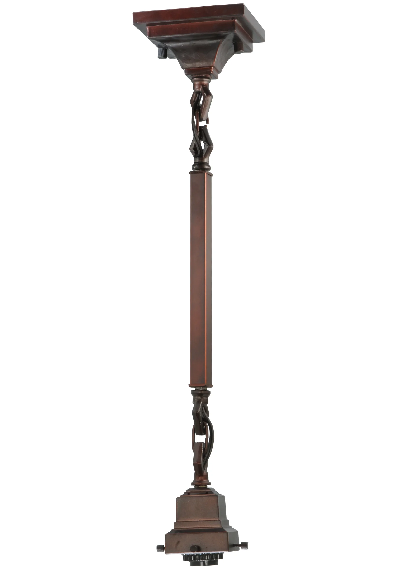 Bungalow One Light Pendant Hardware in Mahogany Bronze