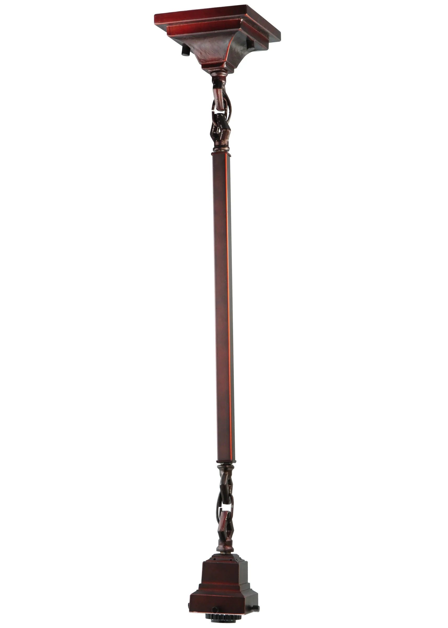 Bungalow One Light Pendant Hardware in Mahogany Bronze