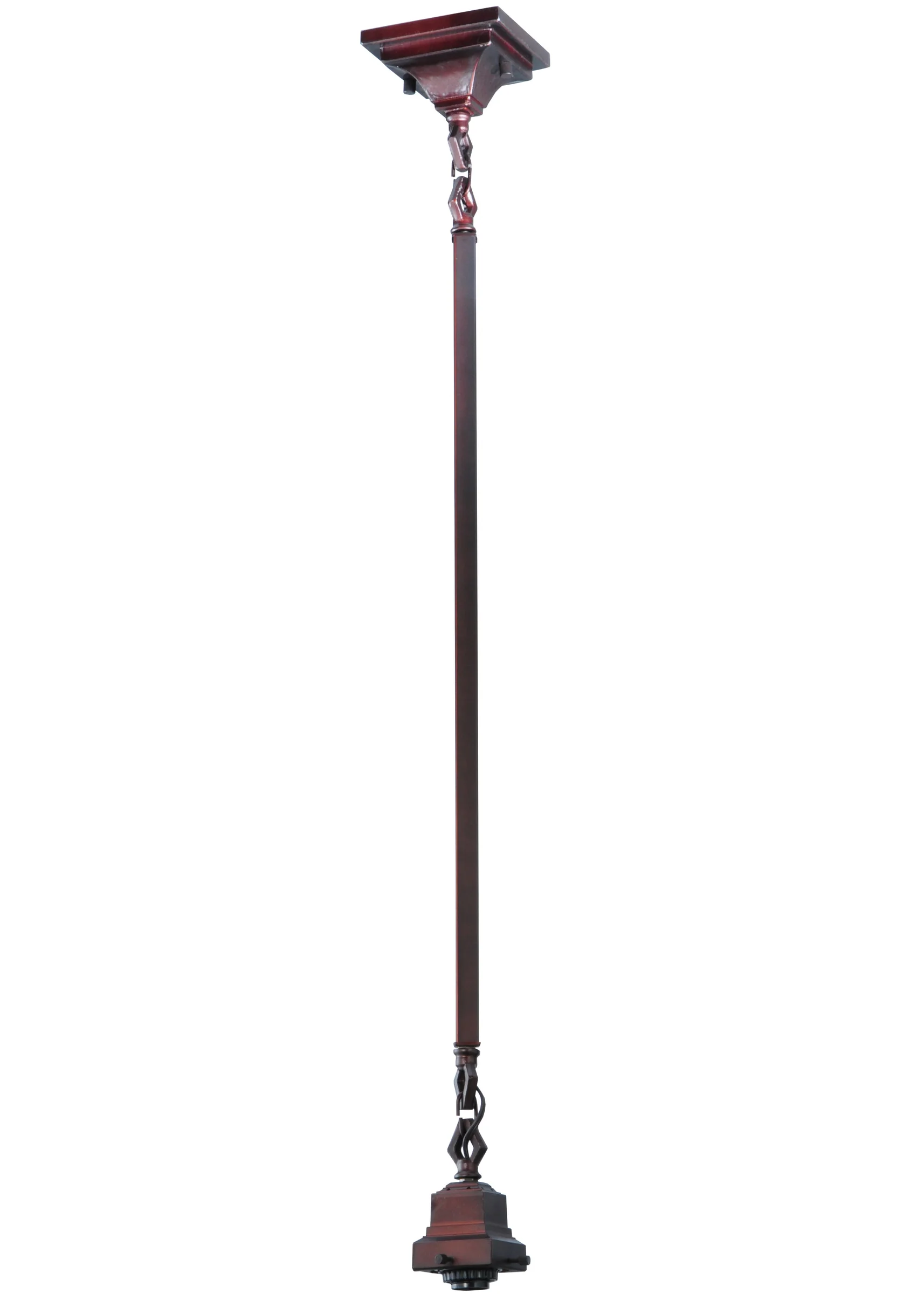 Bungalow One Light Pendant Hardware in Mahogany Bronze