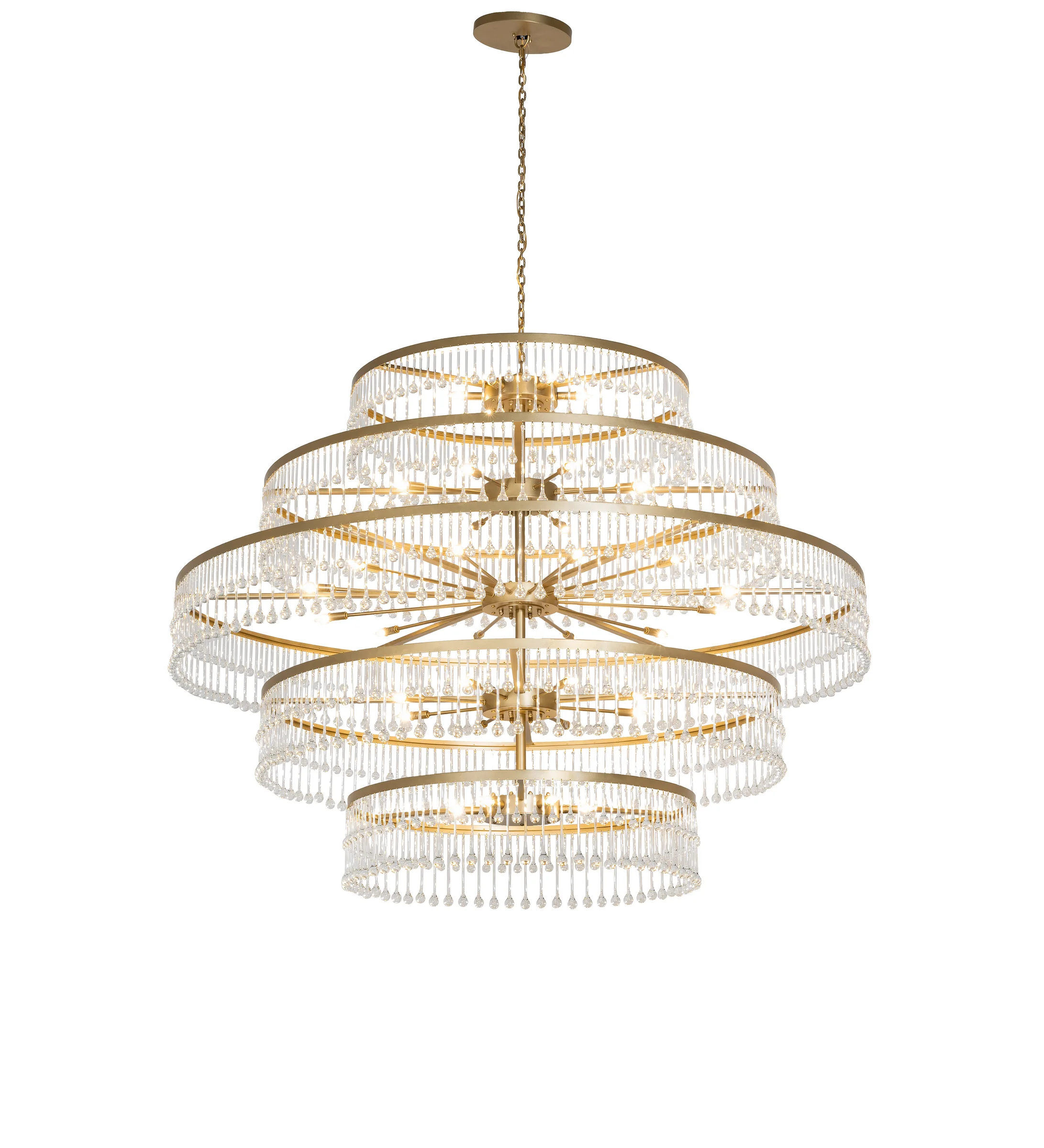 72" Wide Corsica Five Tier Chandelier