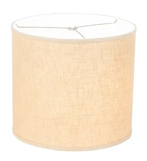 Designed for a sophisticated architectural look; this shade features Beige Textrene. It complements a table base or hardware to create a ceiling pendant for dining rooms; living areas; and residential; hospitality; and commercial spaces. Included in our American-made; American-designed; handcrafted Transitional Lighting Collection and manufactured in Yorkville; New York. - alternate view