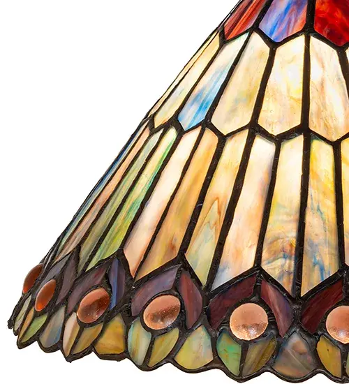 The Meyda Tiffany - Tiffany Jeweled Peacock by Meyda Lighting - Image 4