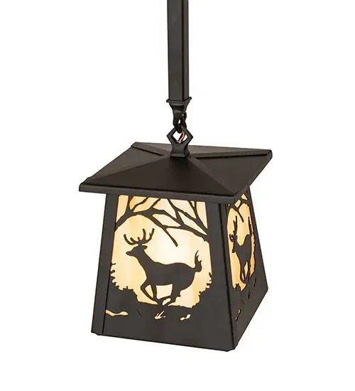 The Meyda Tiffany - Deer At Dawn by Meyda Lighting - Image 4