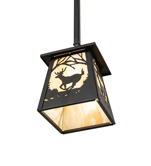 The Meyda Tiffany - Deer At Dawn by Meyda Lighting - Image 6