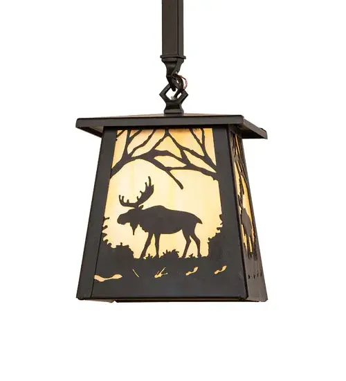 The Meyda Tiffany - Moose At Dawn by Meyda Lighting - Image 2