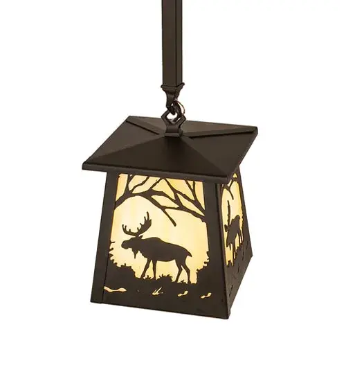 The Meyda Tiffany - Moose At Dawn by Meyda Lighting - Image 4