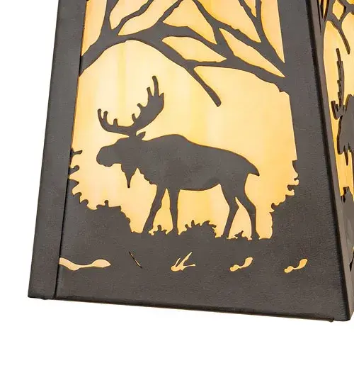 The Meyda Tiffany - Moose At Dawn by Meyda Lighting - Image 8