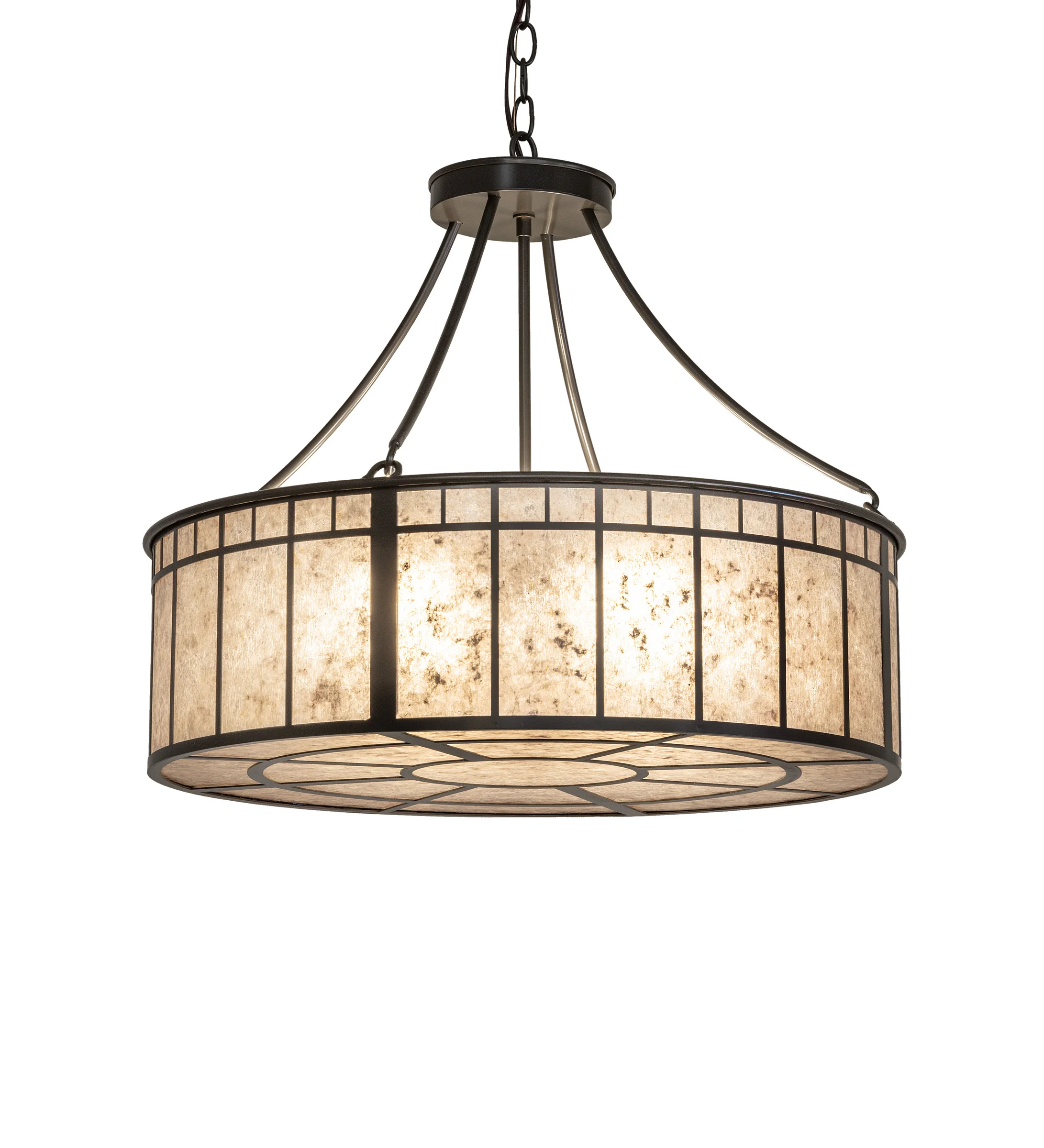 Glendale Four Light Pendant in Timeless Bronze