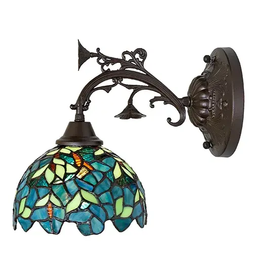 The Meyda Tiffany - Nightfall Wisteria by Meyda Lighting - Image 8