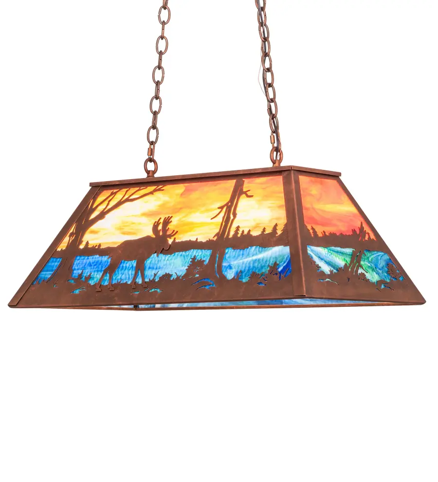 The Meyda Tiffany - Moose At Lake by Meyda Lighting - Image 1