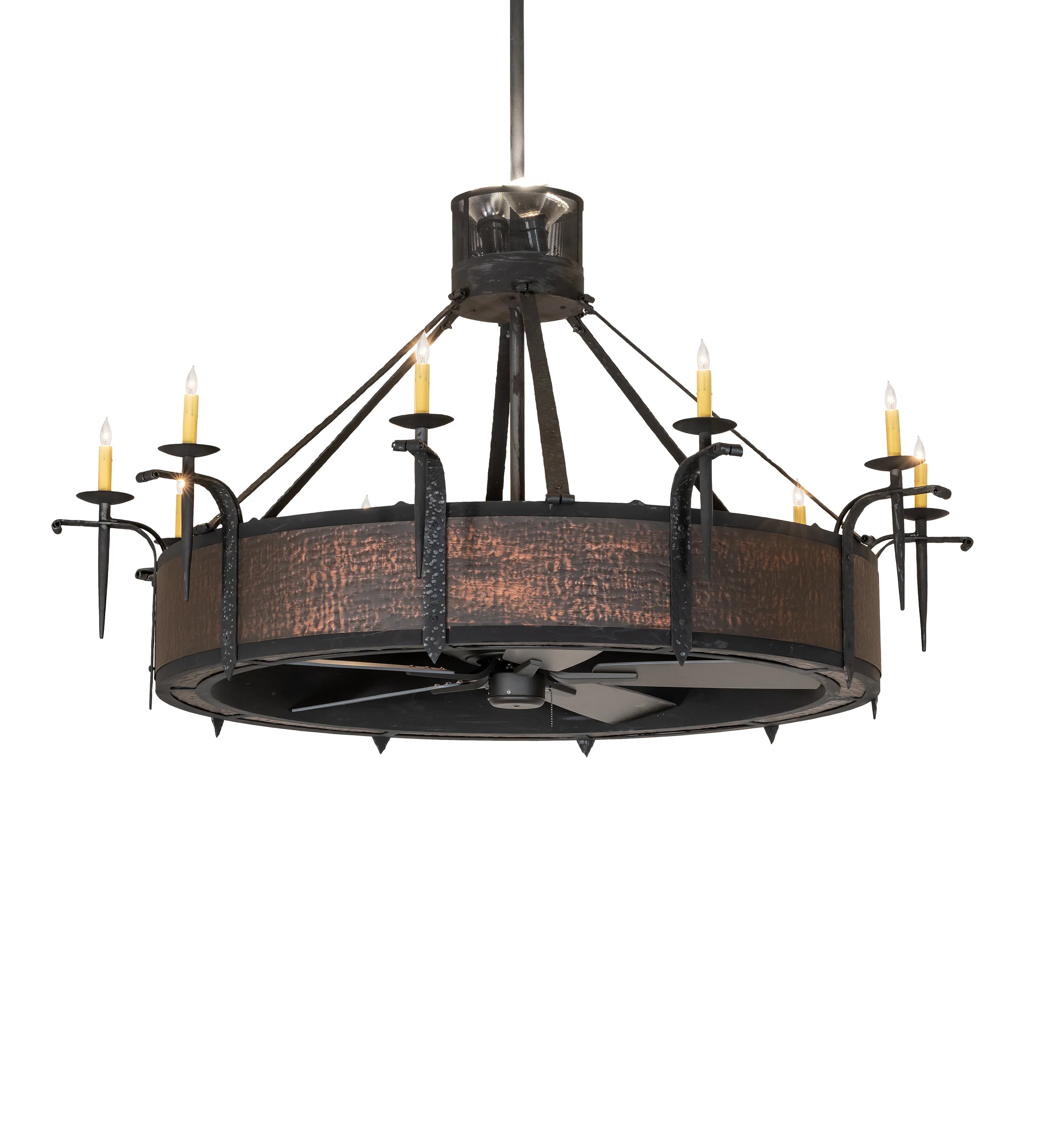 65" Wide Costello 10 Light Chandel-Air