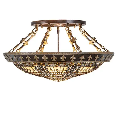 The Meyda Tiffany - Fleur-De-Lis by Meyda Lighting - Image 4