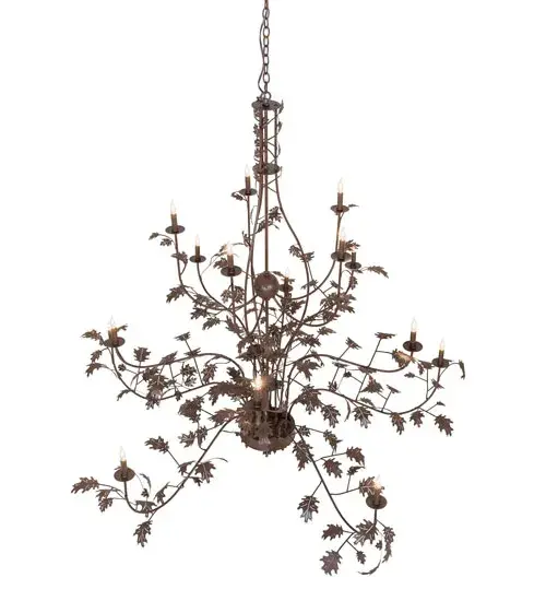The Meyda Tiffany - Oak Leaf by Meyda Lighting - Image 4