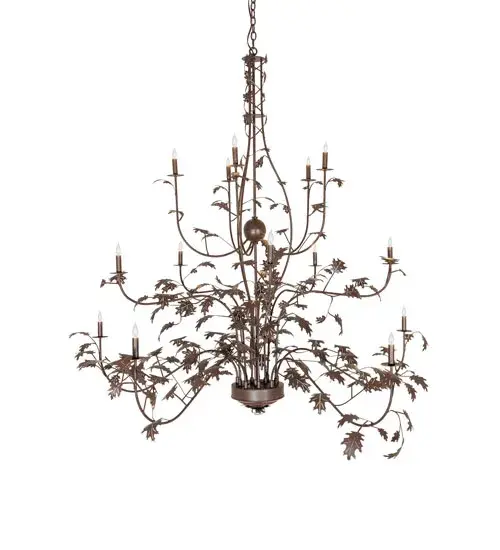 The Meyda Tiffany - Oak Leaf by Meyda Lighting - Image 5