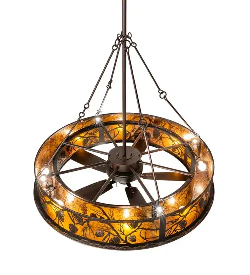 The Meyda Tiffany - Whispering Pines by Meyda Lighting - Image 4