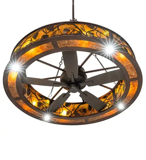 The Meyda Tiffany - Whispering Pines by Meyda Lighting - Image 6