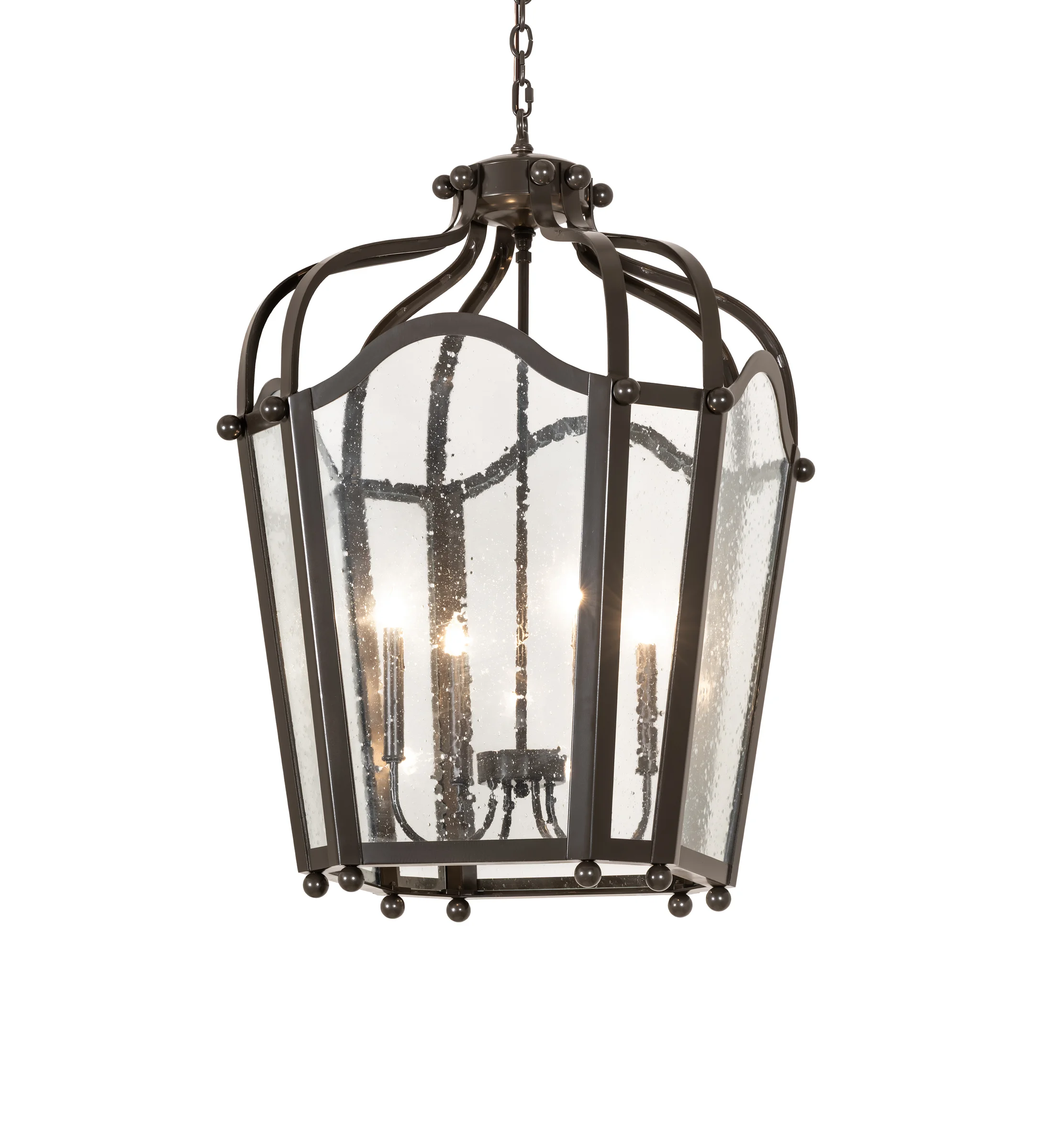 Citadel Four Light Pendant in Timeless Bronze