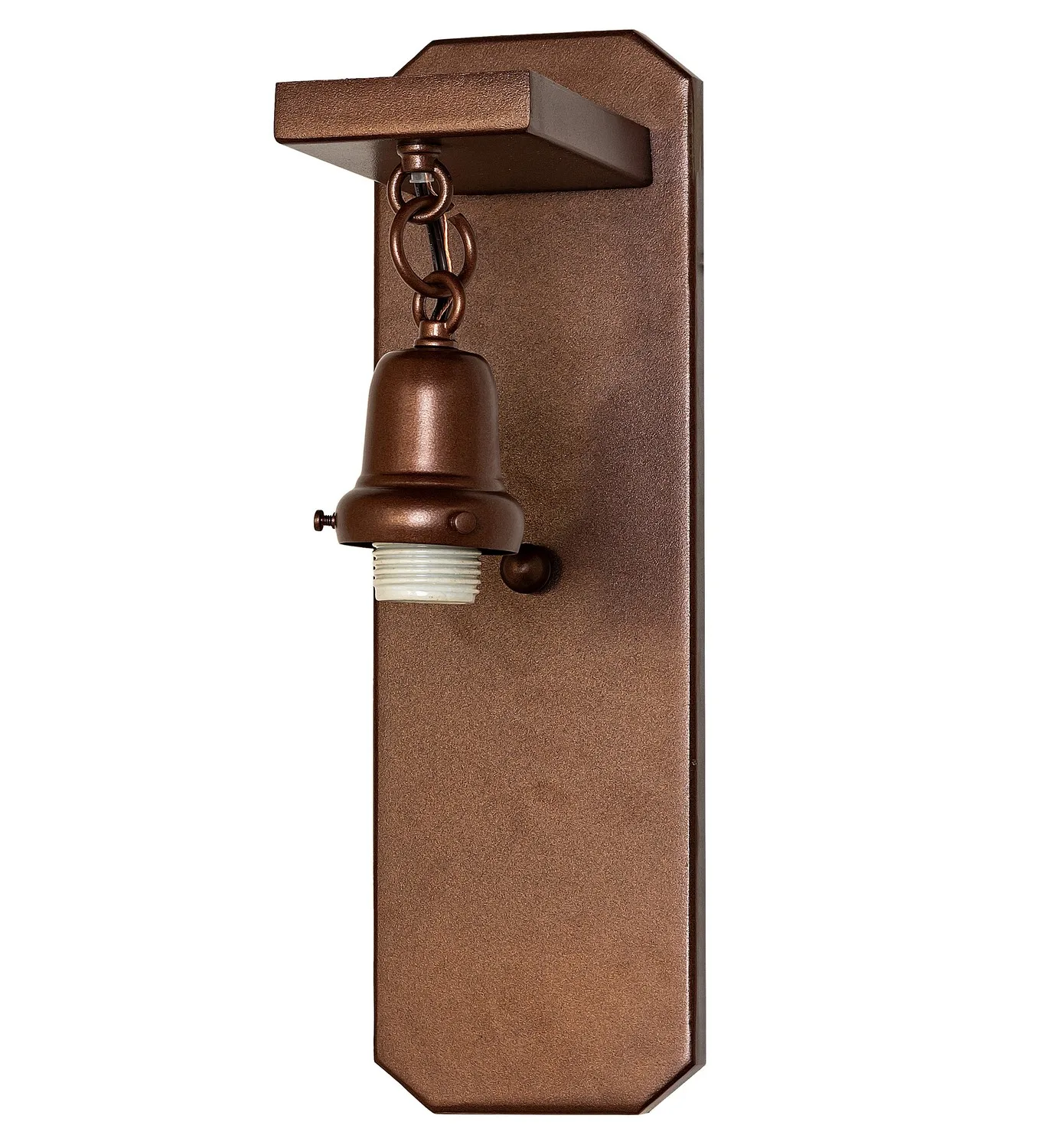 One Light Wall Sconce Hardware in C-Mahogany Bronze