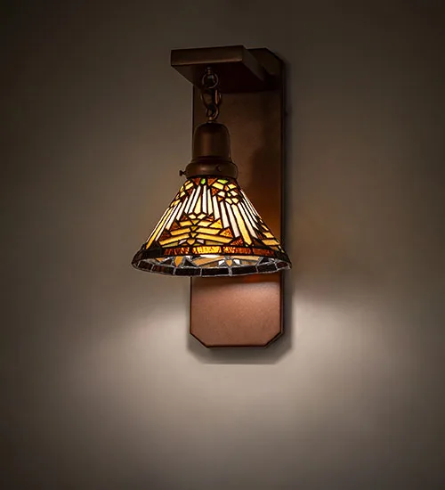 8" Wide Nuevo Mission Wall Sconce