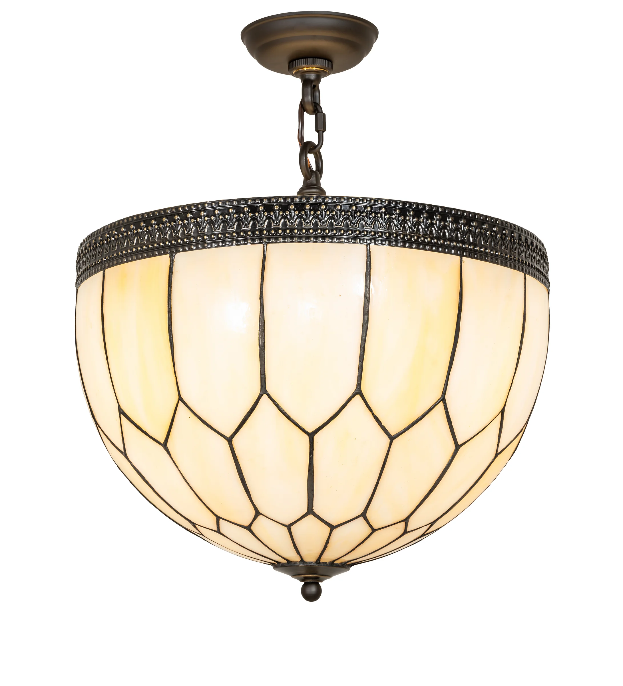 Vincent Three Light Pendant in Oil Rubbed Bronze/Highlighted Craftsman Brown