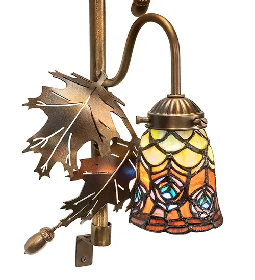 The Tiffany Peacock Feather by Meyda Lighting - Image 9
