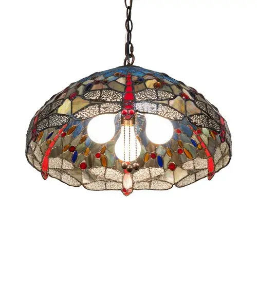 The Tiffany Hanginghead Dragonfly by Meyda Lighting - Image 5