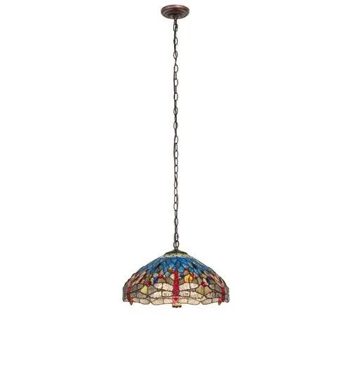 The Tiffany Hanginghead Dragonfly by Meyda Lighting - Image 9